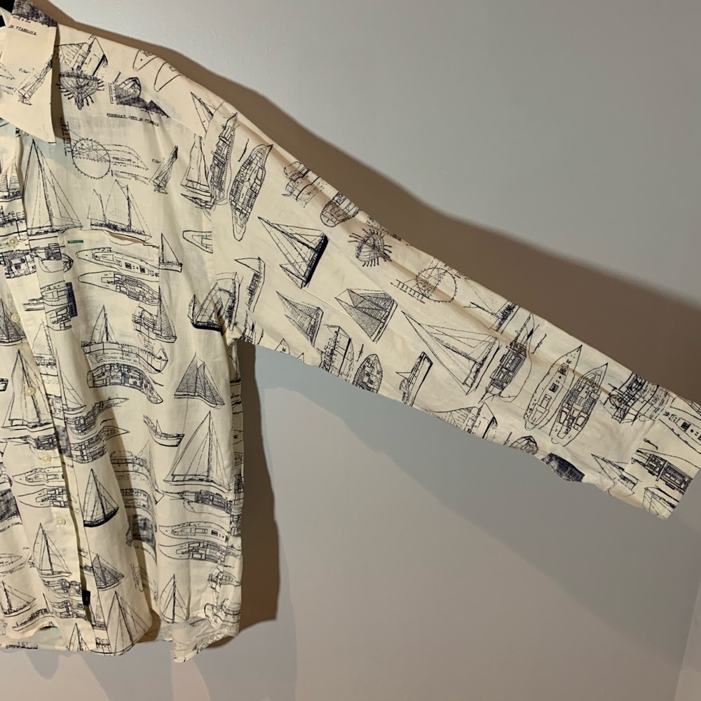 Tommy Hilfiger Boat Printed Button Up - Picture 5 of 6